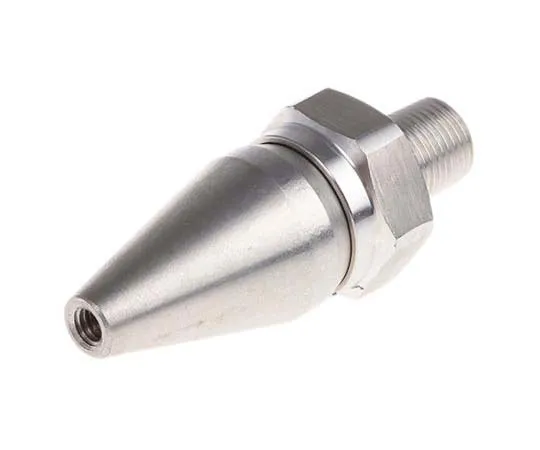 63-7811-71　Meech Pneumatic Airmiser Nozzle R 1/8 17cfm, Stainless Steel, 1 → 10bar　A40009-1/8