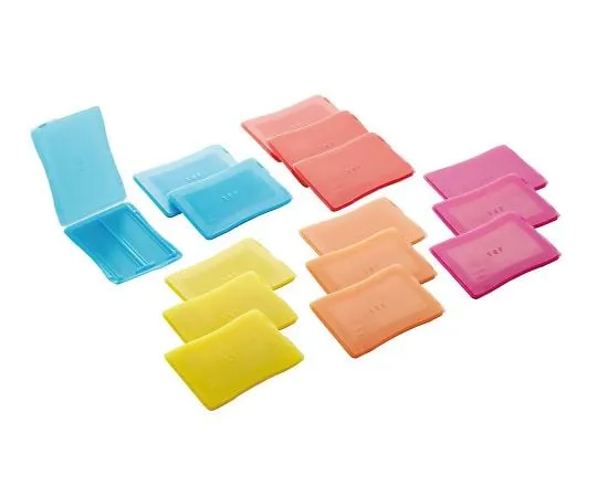 3-602-01　［Discontinued］Colorful Slide Case 5 Pieces x 5 Colors　82007-222