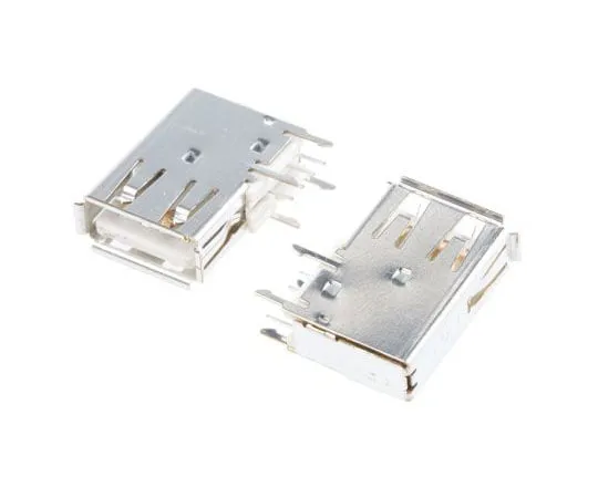 63-7958-52　Amphenol FCI Right Angle Through Hole, Version 2.0 Type A USB Connector, Receptacle　73725-0110BLF