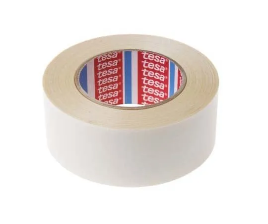 63-7817-73　Tesa Tesa 51960 White Double Sided Plastic Tape, 50mm x 50m　51960