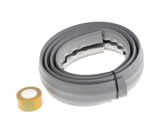 63-8046-91　RS PRO Cable Cover, 14.8mm (Inside dia.), 50.8 mm x 1.83m, Grey　865-9502