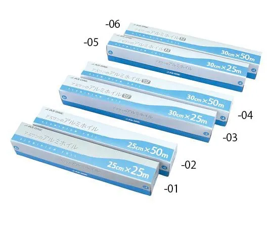 7-9113-03　［Discontinued］AS ONE wide Aluminum Foil type 25 m 1 piece