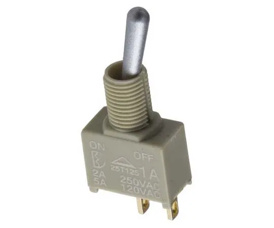 63-7775-64　RS PRO Single Pole Double Throw (SPDT) Toggle Switch, Latching, IP67, PCB　734-6987