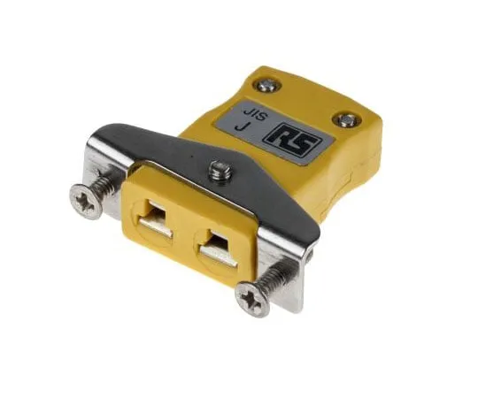 63-7959-63　RS PRO JIS Miniature Panel Mount Socket Connector for *** with Type J Thermocouple Type J, Miniature　771-8862
