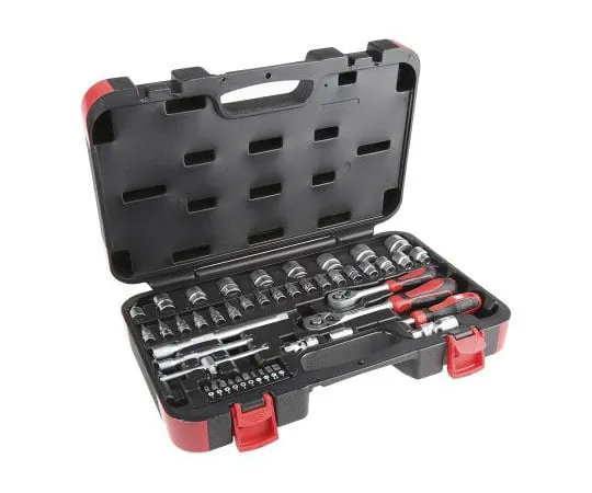 63-8022-96　RS PRO, 46 Piece Socket & Bit Set 1/4 in, 3/8 in Square Drive　817-9242