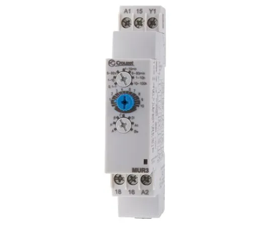 63-7963-32　Crouzet Asymmetrical, Interval, OFF Delay, ON Delay, ON Pulse, Symmetrical Multi Function Timer Relay, Screw, 0.1 s　88827103