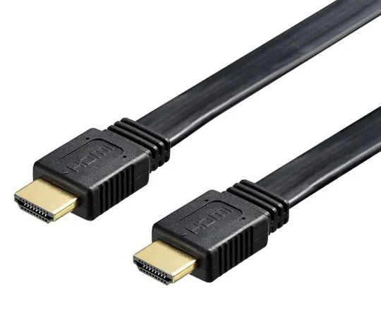 62-4119-79　［Discontinued］HDMI Cable Flat Ver1.4 Compliant 1.0 m Black　BSHD2F10BK
