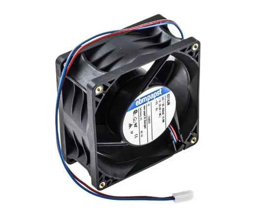 63-7971-45　ebm-papst 8200J Series Axial Fan, 80 x 80 x 38mm, 132m³/h, 11W, 24 V dc　8214JN-RS0