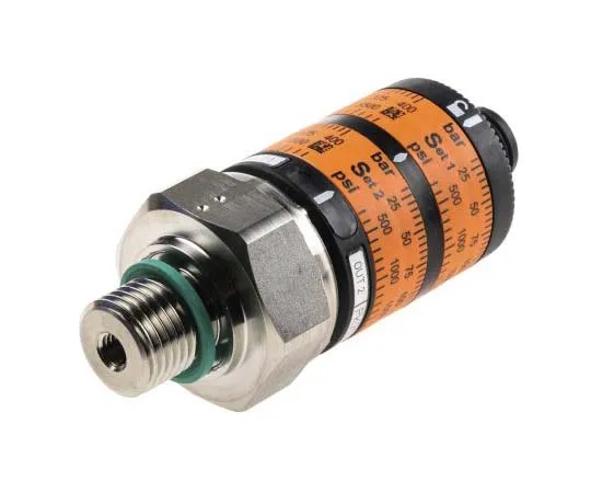 63-7782-92　ifm electronic Gas, Liquid Relative Pressure Switch, 2NO 0 → 400bar, 9.6 → 32 V dc, G1/4 process　PK7520