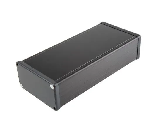 63-7961-69　Hammond 1455, Aluminium Enclosure, 220 x 103 x 53mm　1455N2201BK