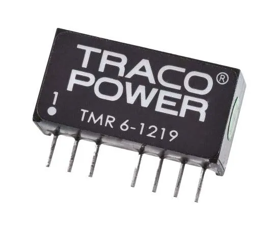 63-7805-48　TRACOPOWER TMR 6 6W Isolated DC-DC Converter Through Hole, Voltage in 9 → 18 V dc, Voltage out 9V dc　TMR 6-1219