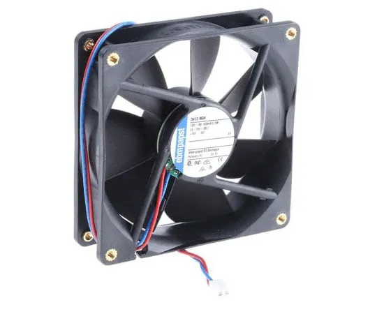 63-7971-46　ebm-papst 3400N Series Axial Fan, 92 x 92 x 25mm, 94m³/h, 2.5W, 12 V dc　3412NGH-RS0