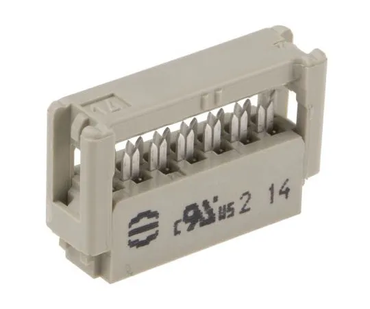 63-8050-51　Harting SEK 18 09 18, 14 Way, 2 Row, Straight PCB Header　9185146804