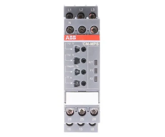 63-7965-69　ABB Phase, Voltage Monitoring Relay With DPDT Contacts, 180 → 280 V ac, 3 Phase　1SVR730885R3300  CM-MPS.21S