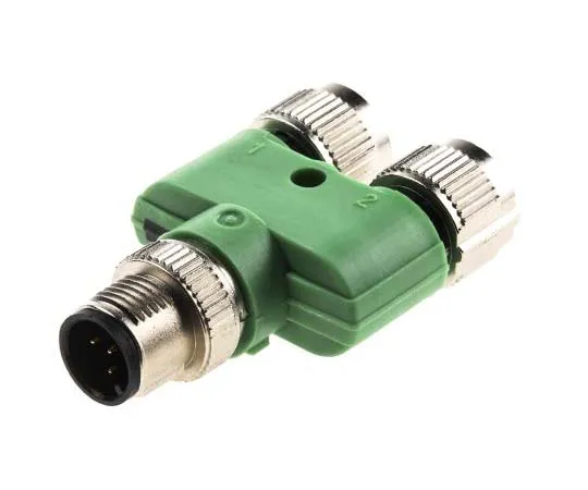 63-7759-34　Phoenix Contact 5 Pole M12 Plug to 10 Pole M12 Socket Adapter　1523968