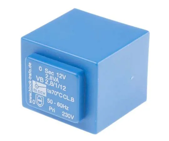 63-7770-50　12V ac 1 Output Through Hole PCB Transformer, 2.8VA　VB 2,8/1/12