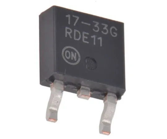 63-8002-40　ON Semiconductor NCP1117DT33T5G, LDO Regulator, 2.2A, 3.3 V, ±1% 3-Pin, DPAK　NCP1117DT33T5G