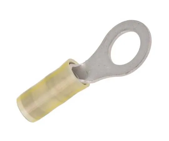 63-7753-28　TE Connectivity PIDG Series Insulated Crimp Ring Terminal, M8 Stud Size, 2.6mm² to 6.6mm² Wire Size, Yellow　2-320576-2