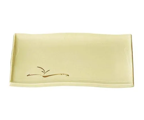 61-6834-19　［Discontinued］Melamine Japanese tableware Oribe square Plate OB-28　2436210