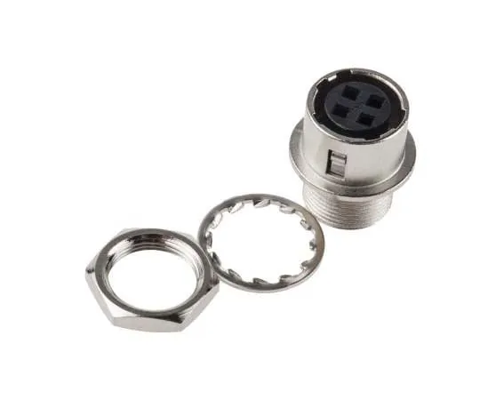 63-7818-99　Hirose HR10 Series Micro Panel Mount Connector, 4 contacts Socket　HR10A-7R-4SC(73)