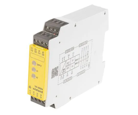 63-7969-80　Wieland SNO 4083 24 V dc Safety Relay Dual Channel With 3 Safety Contacts　R1.188.3580.0 - SNO4083KM-A