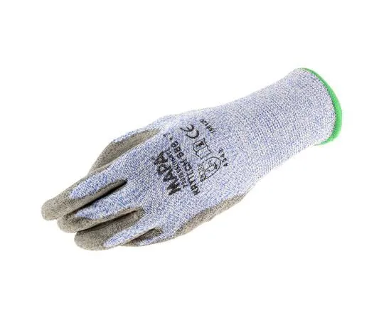 63-7955-84　Mapa Spontex Krytech 586 PUR Polyurethane-Coated Cut Resistant Gloves, size 7, Grey　586417