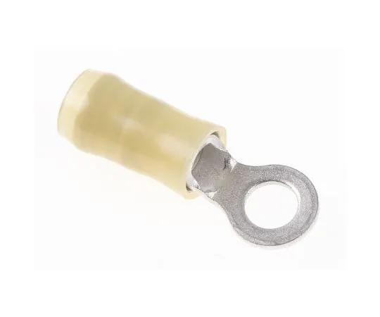 63-7993-62　TE Connectivity PIDG Series Insulated Crimp Ring Terminal, M5 (#10) Stud Size, 3mm² to 6mm² Wire Size, Yellow　32883