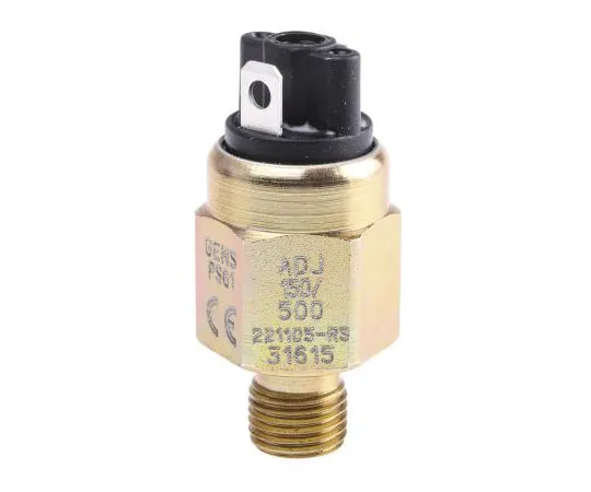 63-7968-63　Gems Sensors Hydraulic Pressure Switch, SPST-NO 150 → 500psi, 42 V dc, BSP 1/4 process connection　PS61-40-4MGZ-A-SP