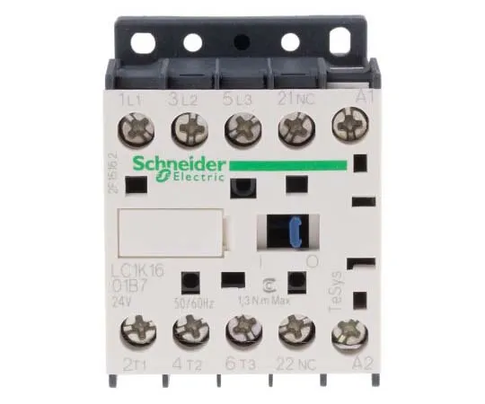 63-7792-15　Schneider Electric 3 Pole Contactor, 16 A, 24 V ac Coil, TeSys K, 3NO　LC1K1601B7
