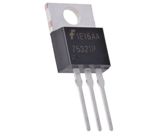 63-8009-92　HUF75321P3 N-Channel MOSFET, 35 A, 55 V UltraFET, 3-Pin TO-220AB ON Semiconductor　HUF75321P3
