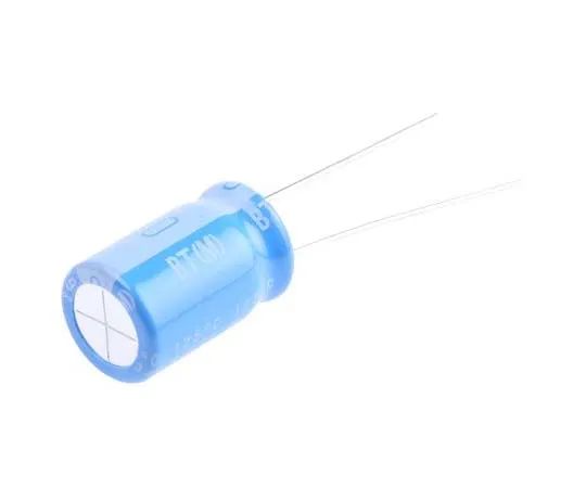 63-7814-77　Nichicon 100μF 63V dc Aluminium Electrolytic Capacitor, Through Hole 10 x 16mm +125°C 10mm 5mm　UBT1J101MPD8