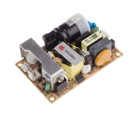 63-7819-21　Mean Well 25W 1 Output Embedded Switch Mode Power Supply SMPS, 2.1A, 12V dc Open Frame　EPS-25-12