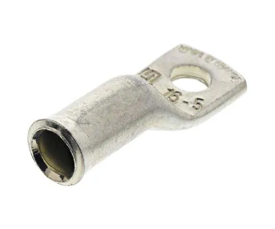 63-7753-44　TE Connectivity XCT Series Tubular Ring Terminal, 5mm Stud Size, 16mm² to 16mm² Wire Size　710030-1