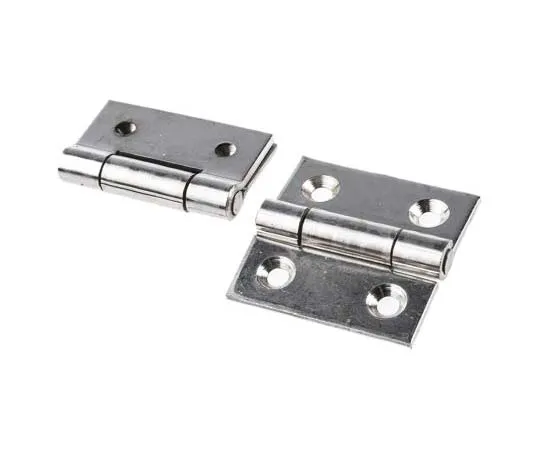 63-7765-34　RS PRO Stainless Steel Hinge with a Riveted Pin Screw, 40mm x 40mm x 2mm　726-4129