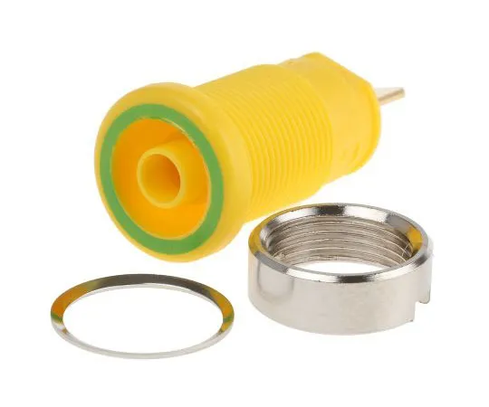 63-7979-81　Green/Yellow Female Banana Plug Tab 1000V ac/dc　972355188