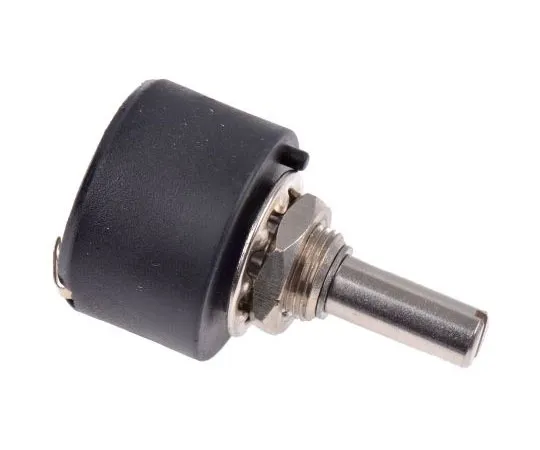 63-8038-62　RS Pro 1 Gang Rotary Wirewound Potentiometer with a 6.35 mm Dia. Shaft, 2.5kΩ, ±10%, 1W, Linear　842-7012