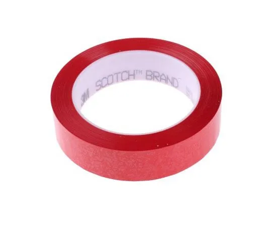 63-7980-12　3M 850 Red Polyester 66m x 25mm Corner & Edging Tape　850 25mm x 66M red