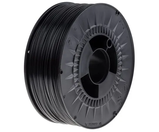 63-8035-94　RS PRO 1.75mm Black ABS 3D Printer Filament, 1kg　832-0311