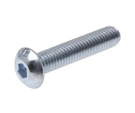 63-8028-24　RS PRO M5 x 25mm Hex Socket Button Screw Bright Zinc Plated Steel　822-9177