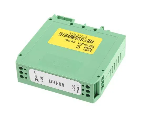 63-7812-89　Deltron DRF Series 8A 250 V ac 440Hz DIN Rail EMI Filter, with Screw Terminals, Single Phase　DRF08