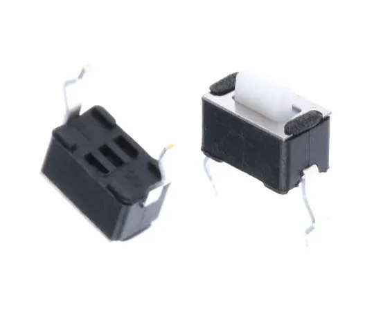 63-7751-22　Button Tactile Switch, Single Pole Single Throw (SPST) 50 mA @ 24 V dc 1.5mm　1825965-1