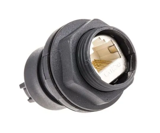 63-7952-06　Bulgin Cat5e RJ45 Male Coupler, STP Buccaneer Series　PXP6033TP