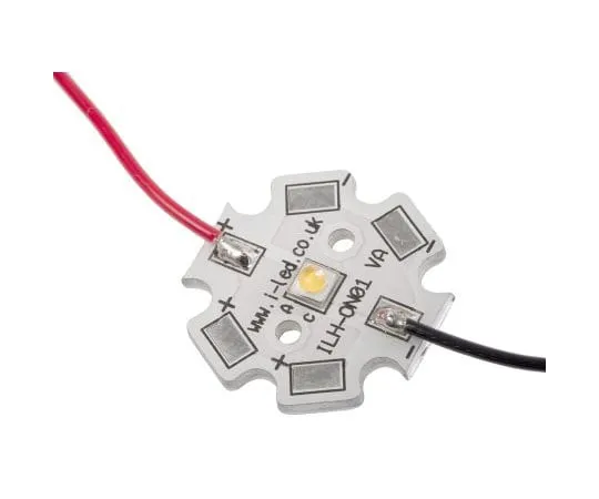 63-7962-35　ILS ILH-OO01-WMWH-SC211-WIR200., OSLON Square 1+ PowerStar Circular LED Array, 1 White LED (3000K)　ILH-OO01-WMWH-SC211-WIR200.