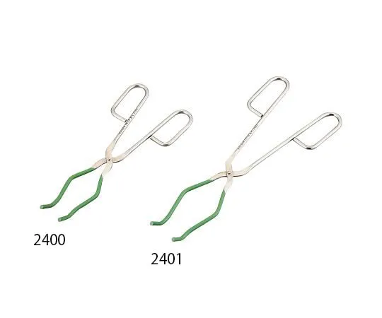 4-1804-01　［Discontinued］Crucible Tongs (PTFE Coating) 200 mm　2400