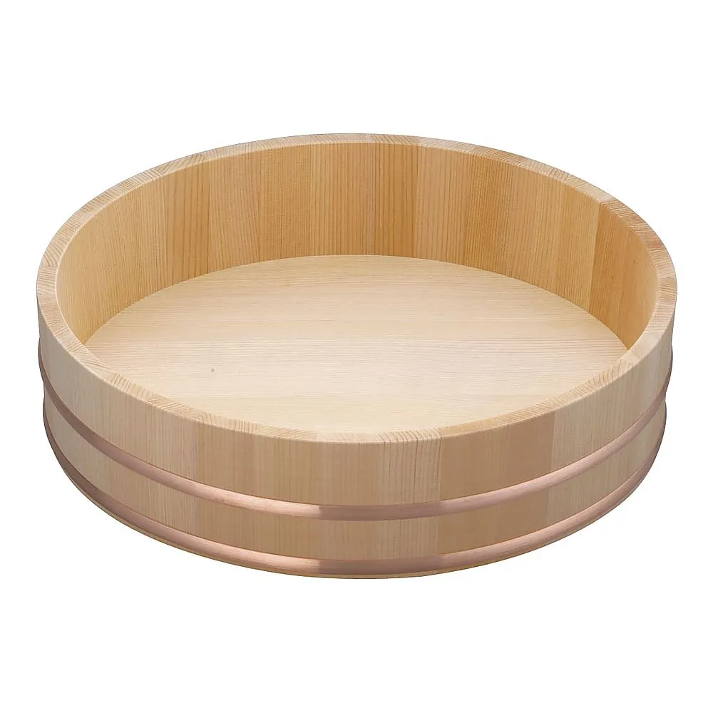 62-6471-85　Wooden copper hoop (Spanish mackerel) 42 cm