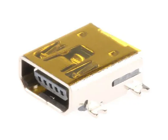 63-8023-96　Wurth Elektronik WR-COM Series, 651305 Series Number Right Angle, SMT Mount, Version 2.0 Type AB Mini USB Connector,　651305142821