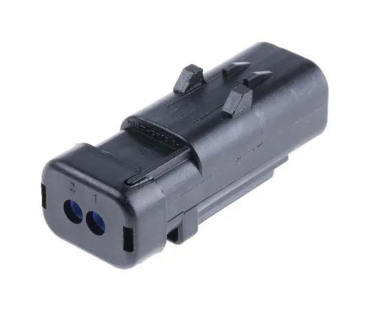 63-7765-57　TE Connectivity AMPSEAL 16 Series, 1 Row 2 Way Clip Mount Plug Housing　776428-1