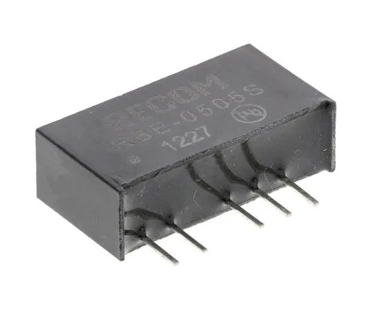 63-7967-16　Recom RBE 1W Isolated DC-DC Converter Through Hole, Voltage in 4.5 → 5.5 V dc, Voltage out 5V dc　RBE-0505S