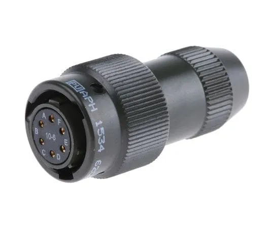 63-8019-28　Amphenol 62GB Series, 6 Way Cable Mount MIL Spec Circular Connector Plug, Socket Contacts,Shell Size 10, Bayonet　62GB-16J10-06SN