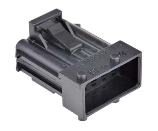 63-7752-56　TE Connectivity Timer Series, 2 Row 10 Way Panel Mount Plug Housing　1-962352-1